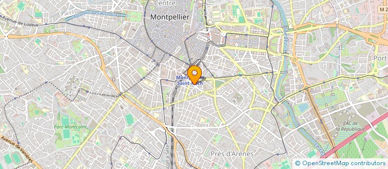 localisation de l'entreprise ROBIN & CARBONNEAU à MONTPELLIER