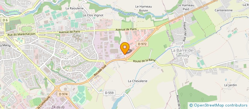 localisation de l'entreprise ROBIN-CHILARD à SAINT-LO