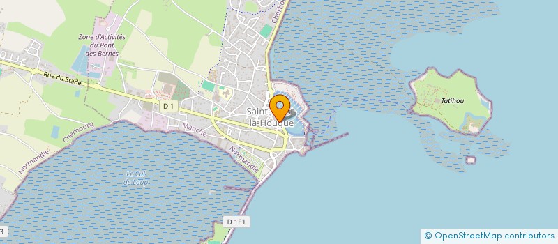 localisation de l'entreprise ROBIN CHOCOLATERIE  SAINT-VAAST-LA-HOUGUE