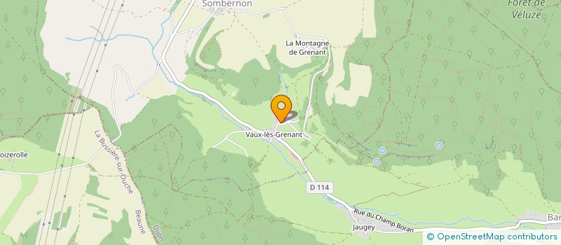 localisation de l'entreprise ROBIN CLAIRGEON  GRENANT-LES-SOMBERNON