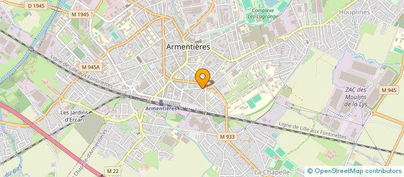 localisation de l'entreprise ROBIN DES BIENS  ARMENTIERES