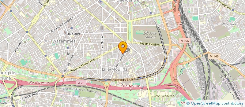 localisation de l'entreprise ROBIN DES BIO à LILLE