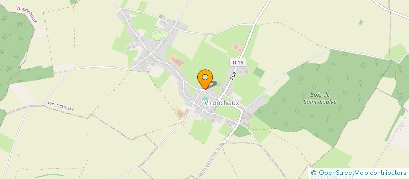 localisation de l'entreprise ROBIN DES BOIS  VIRONCHAUX