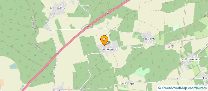 localisation de l'entreprise ROBIN DES PARCS ET JARDINS  NAILLY