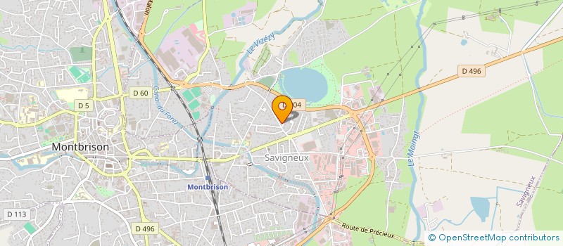 localisation de l'entreprise ROBIN DES PRES  SAVIGNEUX