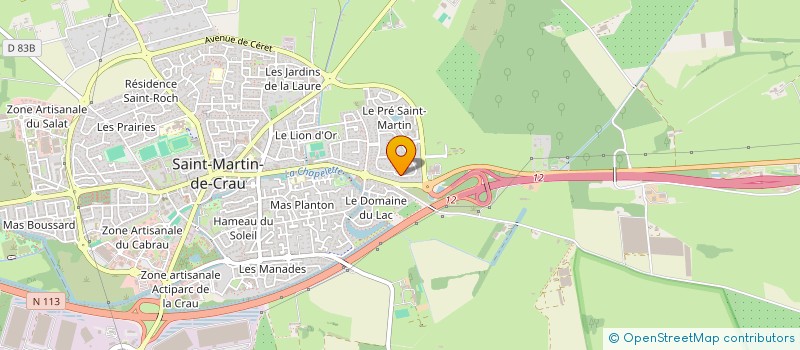 localisation de l'entreprise ROBIN DES VOIX à SAINT-MARTIN-DE-CRAU