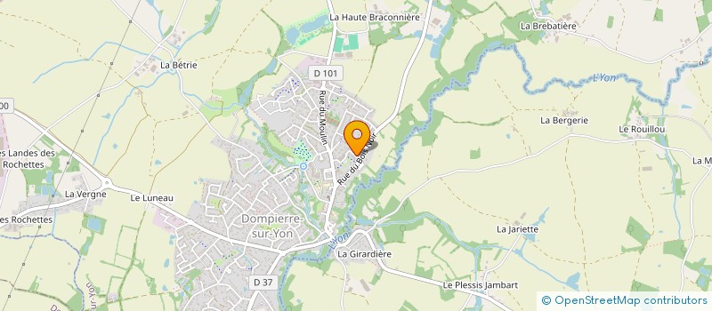 localisation de l'entreprise ROBIN ERARD CONSEILS  DOMPIERRE-SUR-YON