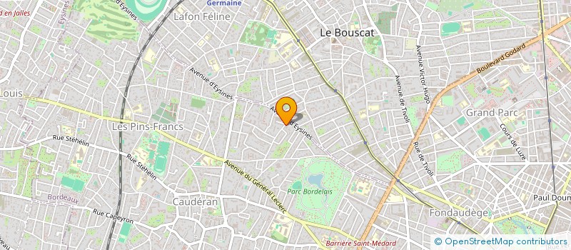 localisation de l'entreprise ROBIN ET FILS à BORDEAUX