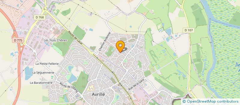 localisation de l'entreprise ROBIN GB à AVRILLE