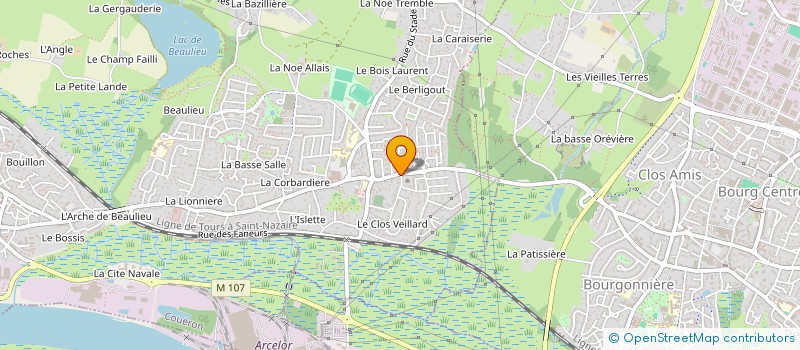 localisation de l'entreprise ROBIN-GUERIF à COUERON