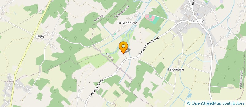 localisation de l'entreprise ROBIN GUERIN à OUZILLY
