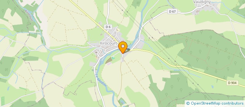 localisation de l'entreprise ROBIN HABITAT  XIROCOURT