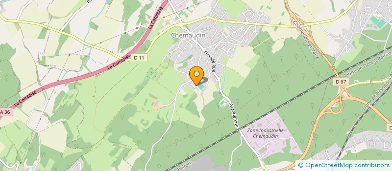 localisation de l'entreprise ROBIN HOOP'S  CHEMAUDIN ET VAUX