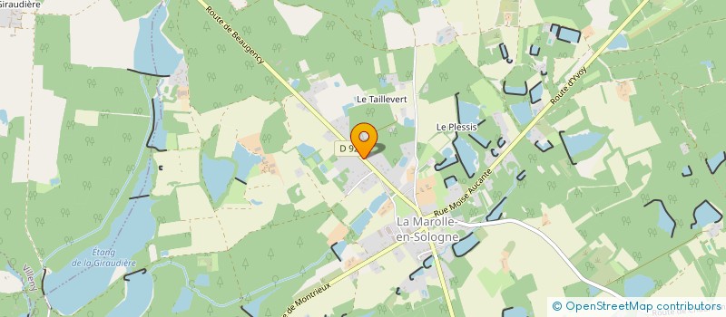 localisation de l'entreprise ROBIN JKJM  LA MAROLLE EN SOLOGNE