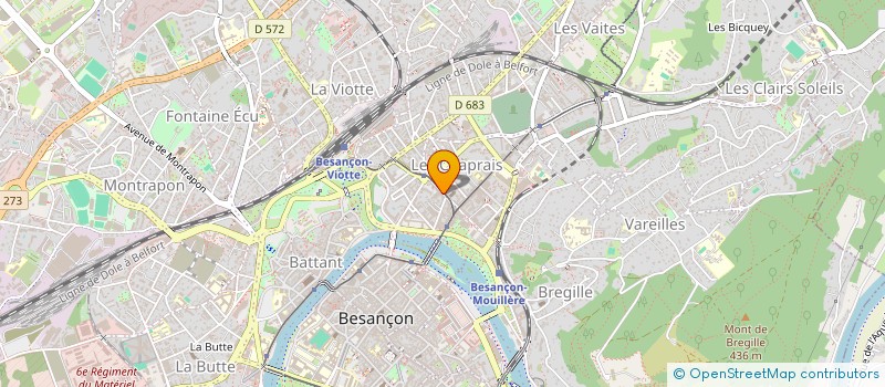 localisation de l'entreprise ROBIN LOUIS  BESANCON