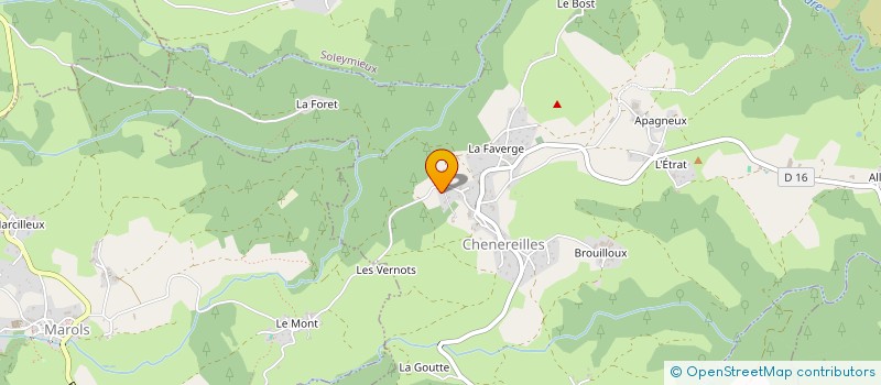 localisation de l'entreprise ROBIN LUCIEN  CHENEREILLES