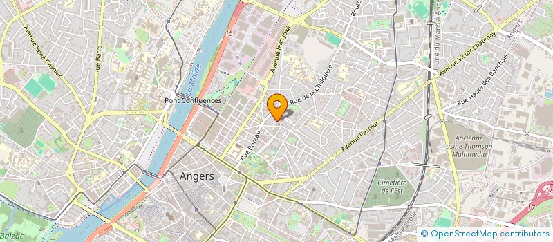 localisation de l'entreprise ROBIN MARTIN à ANGERS