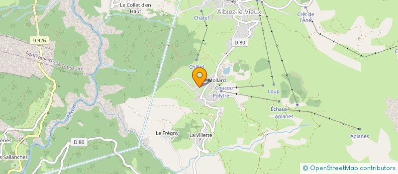 localisation de l'entreprise ROBIN MIREILLE ET LIONEL  ALBIEZ-MONTROND