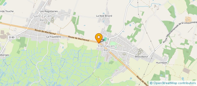 localisation de l'entreprise ROBIN PNEUS  VILLENEUVE-EN-RETZ