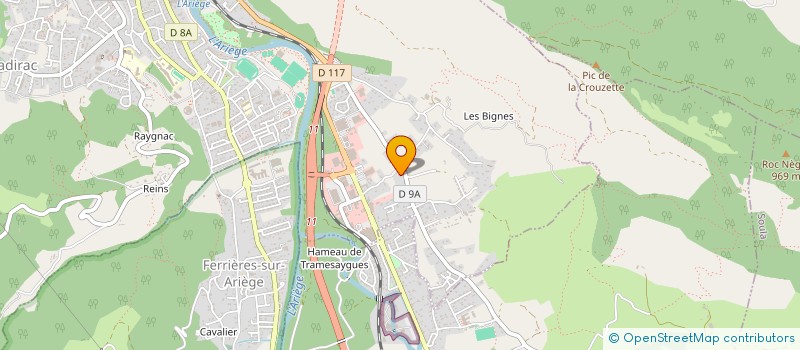 localisation de l'entreprise ROBIN'S à FOIX