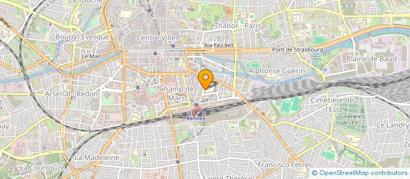 localisation de l'entreprise ROBIN-SEBAHIZI  RENNES