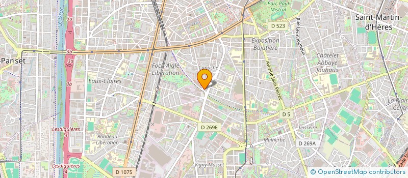 localisation de l'entreprise ROBIN SFORZA EURL à GRENOBLE