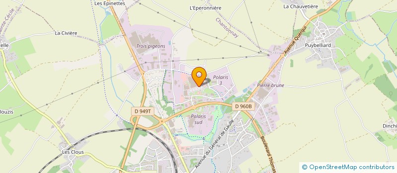 localisation de l'entreprise ROBIN TECHNOLOGIES à CHANTONNAY