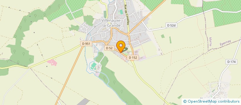 localisation de l'entreprise ROBIN THIEBAULT à VILLENAUXE-LA-GRANDE