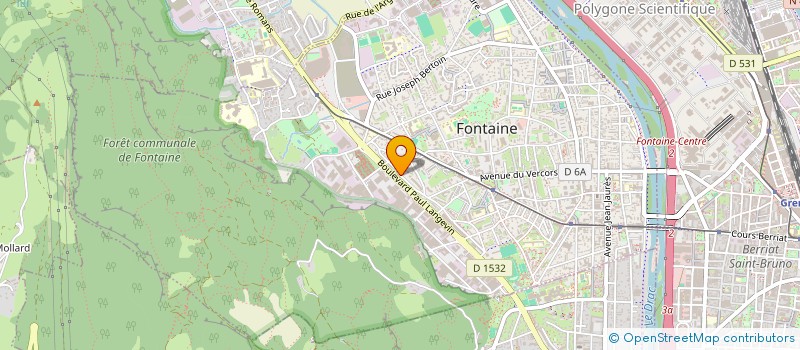 localisation de l'entreprise ROBIND à FONTAINE