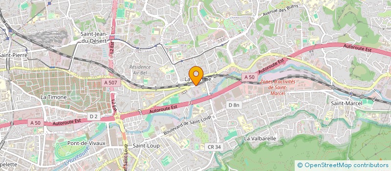 localisation de l'entreprise ROBINE à MARSEILLE