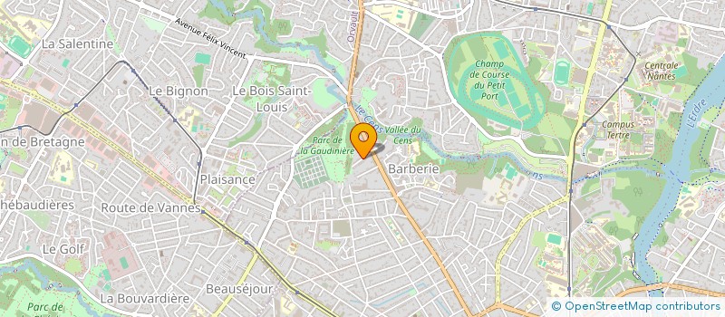 localisation de l'entreprise ROBINE  NANTES