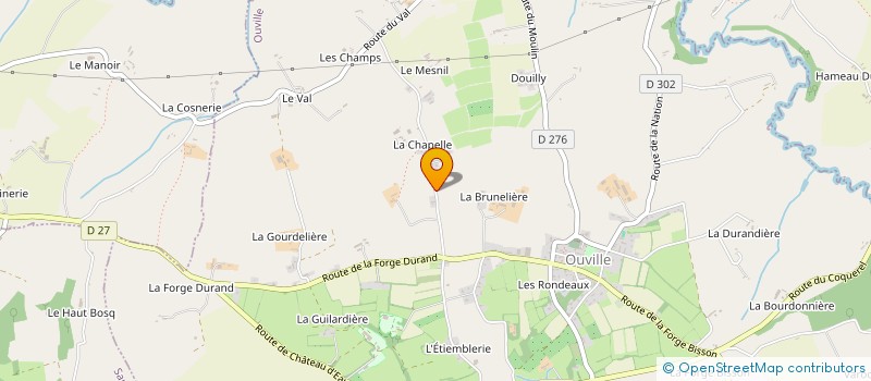 localisation de l'entreprise ROBINE PERE ET FILS à OUVILLE