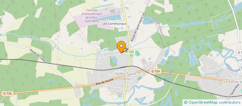 localisation de l'entreprise ROBINEAU INVESTISSEMENT  SELLES-SAINT-DENIS