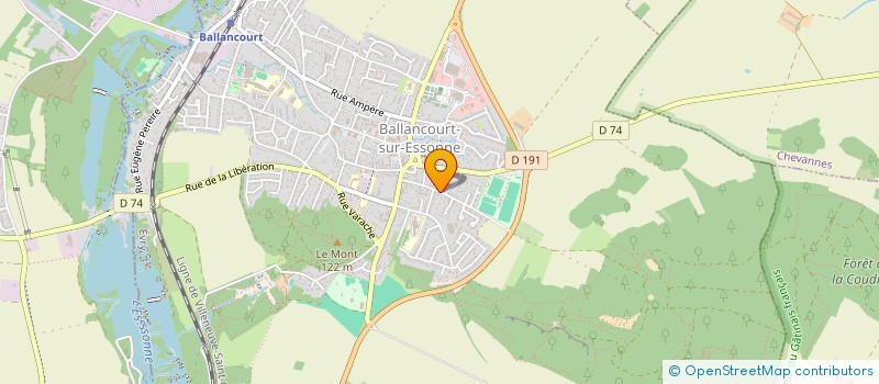 localisation de l'entreprise ROBINEAU LAVERIE VIRY  BALLANCOURT-SUR-ESSONNE