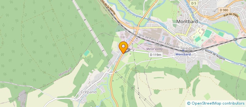 localisation de l'entreprise ROBINEAU S.D.T.A.  BUFFON