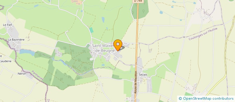 localisation de l'entreprise ROBINERIE HUIT  SAINT-MAIXENT-DE-BEUGNE