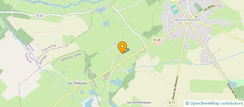 localisation de l'entreprise ROBINET  HENRICHEMONT