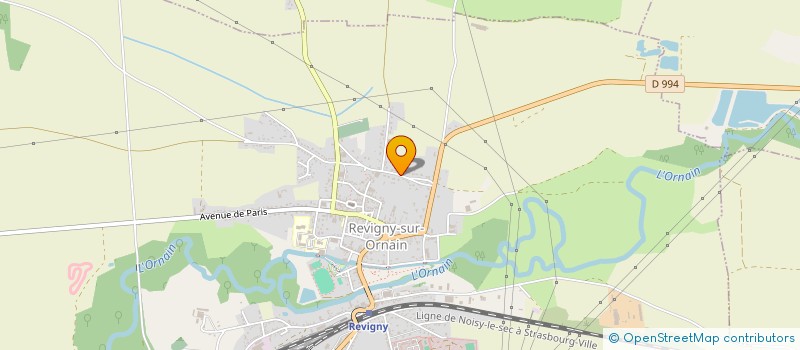 localisation de l'entreprise ROBINET ET CIE à REVIGNY-SUR-ORNAIN