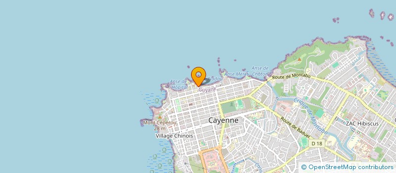 localisation de l'entreprise ROBINET GROUPE  CAYENNE