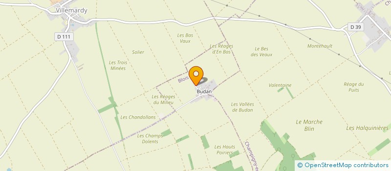 localisation de l'entreprise ROBINET JUSTINE  VILLEFRANCUR