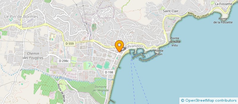 localisation de l'entreprise ROBINHOOD INVESTISSEMENT à LE LAVANDOU