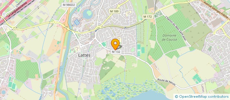 localisation de l'entreprise ROBINNE COURTAGE à LATTES