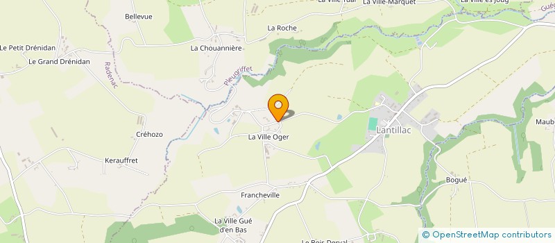 localisation de l'entreprise ROBINO MACONNERIE  LANTILLAC