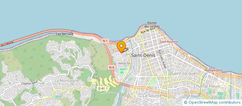 localisation de l'entreprise ROBINRUN à SAINT-DENIS