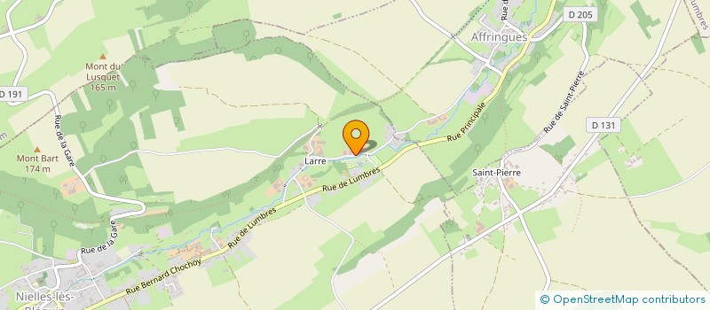 localisation de l'entreprise ROBINS  AFFRINGUES