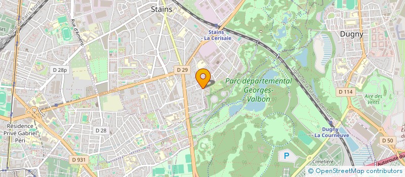 localisation de l'entreprise ROBINSON à STAINS