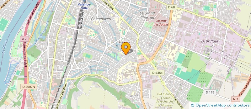 localisation de l'entreprise ROBINSON  VALENCE