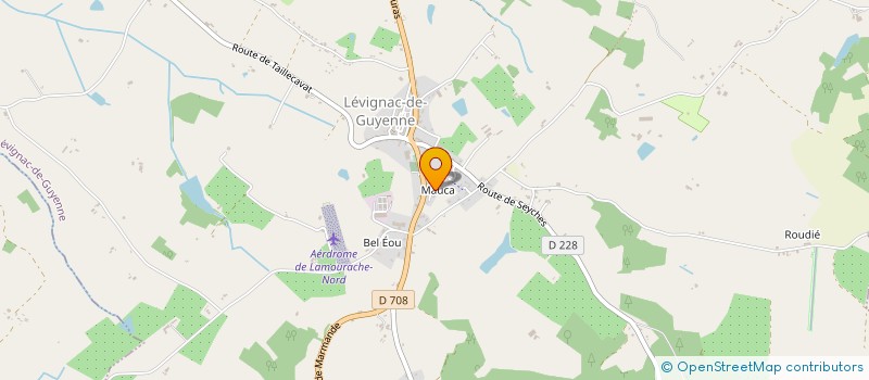 localisation de l'entreprise ROBINSON HUT  CAUBON-SAINT-SAUVEUR