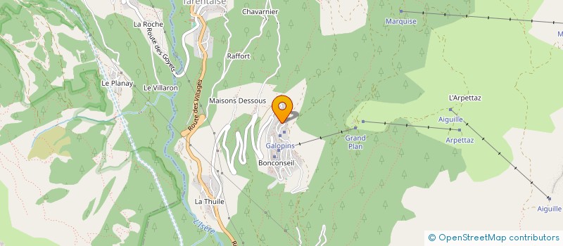 localisation de l'entreprise ROBINSON MARK AND AZZA  SAINTE-FOY-TARENTAISE