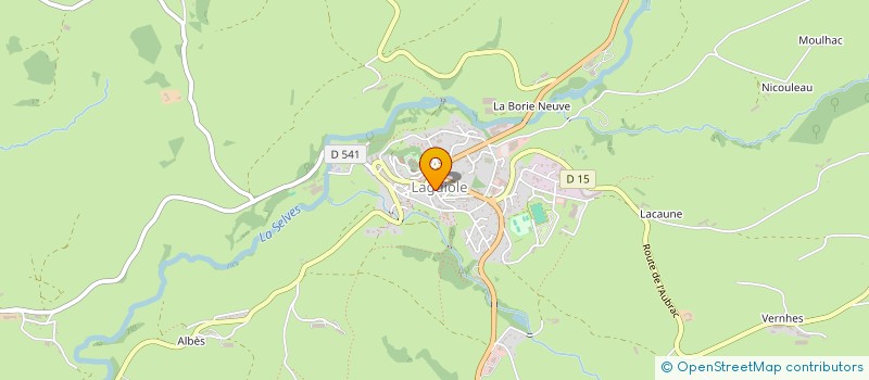 localisation de l'entreprise ROBINTIN  LAGUIOLE